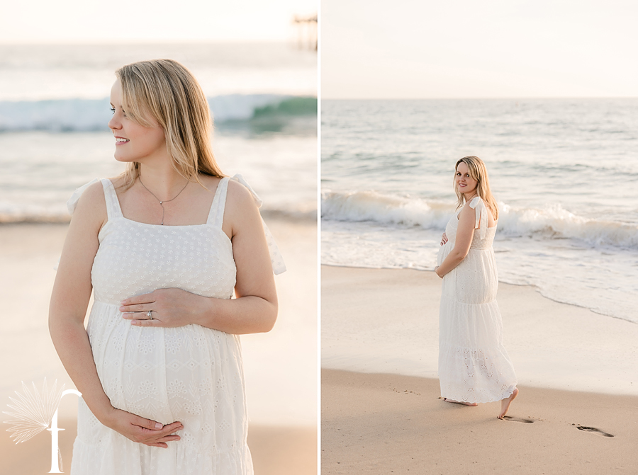 Hermosa Beach Maternity Portraits | Audrey & Rob