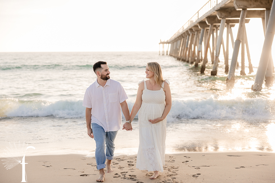 Hermosa Beach Maternity Portraits | Audrey & Rob