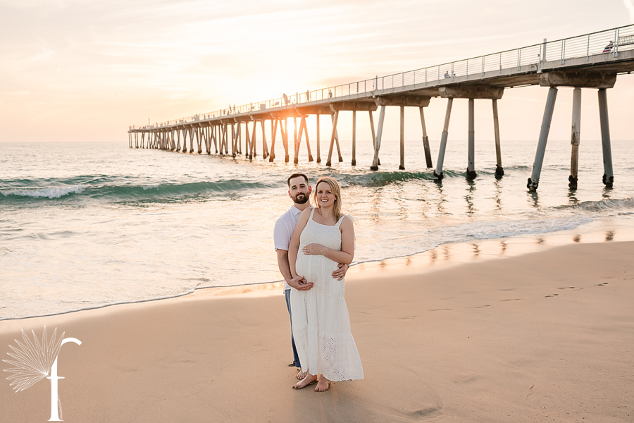 Hermosa Beach Maternity Portraits | Audrey & Rob