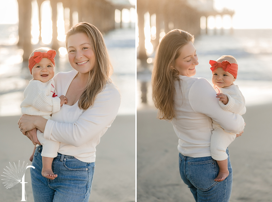 Manhattan Beach Family Holiday Portraits | Justine & Dillon
