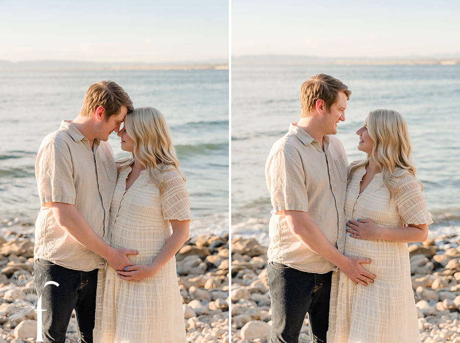 RAT Beach Maternity Portraits | Janessa & Ryan