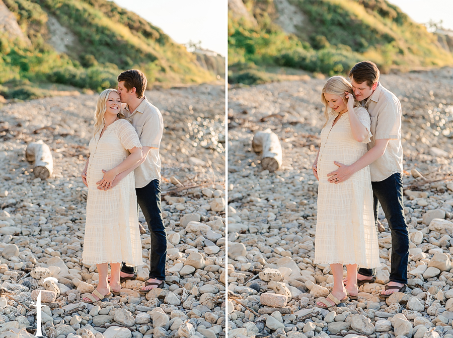 RAT Beach Maternity Portraits | Janessa & Ryan