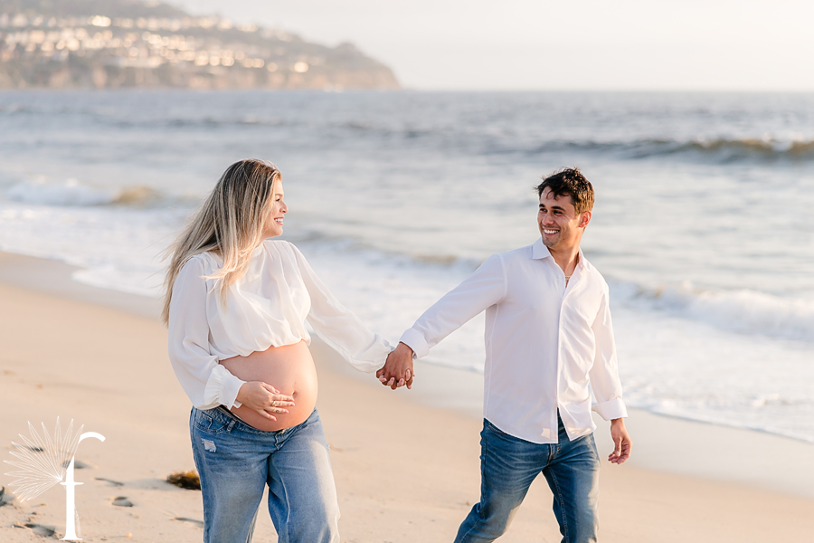 Torrance Beach Maternity | Tati & David 
