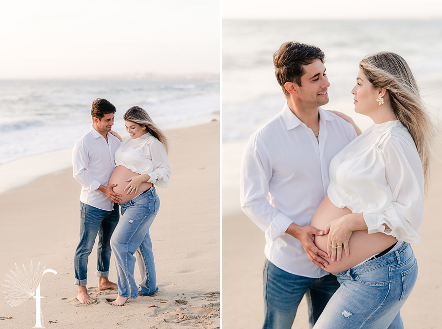 Torrance Beach Maternity | Tati & David 
