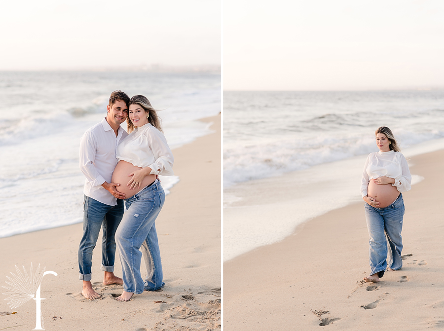 Torrance Beach Maternity | Tati & David 