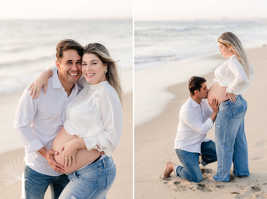 Torrance Beach Maternity | Tati & David 