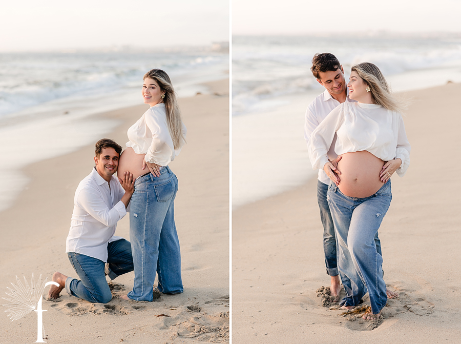 Torrance Beach Maternity | Tati & David 