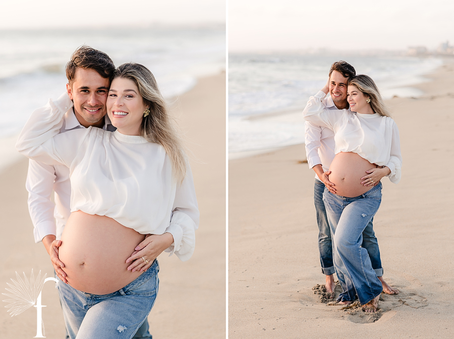 Torrance Beach Maternity | Tati & David 