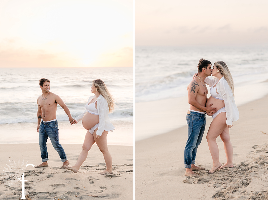 Torrance Beach Maternity | Tati & David 