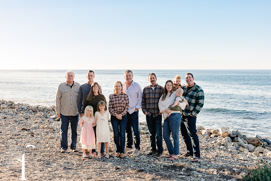 RAT Beach Extended Family Portraits | Lacey Family 