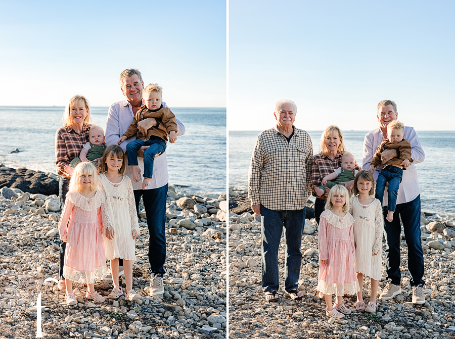 RAT Beach Extended Family Portraits | Lacey Family 