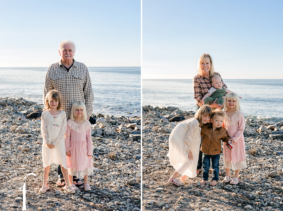 RAT Beach Extended Family Portraits | Lacey Family 