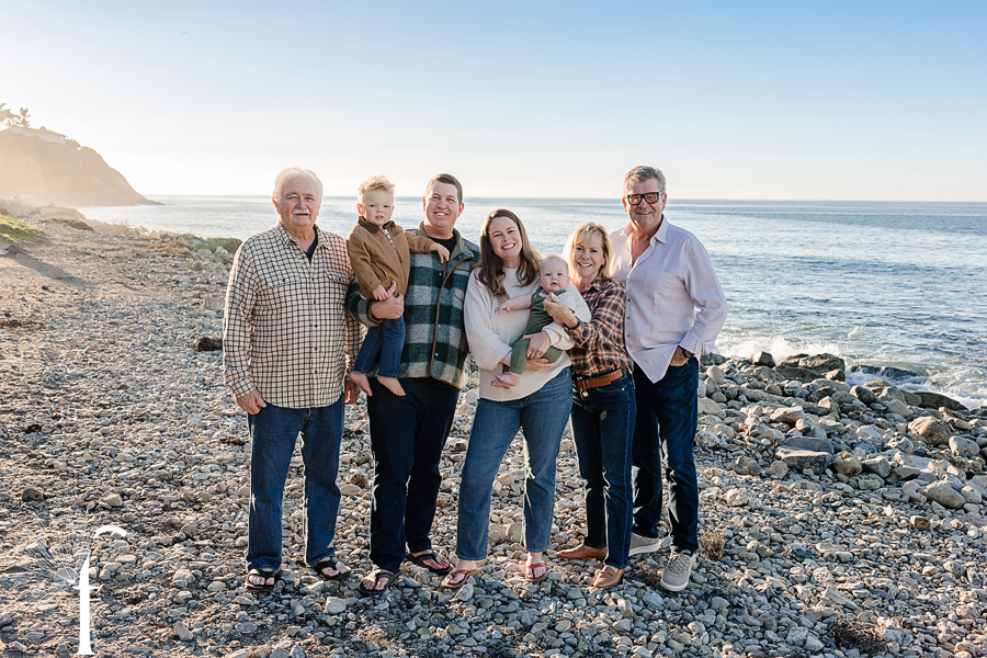 RAT Beach Extended Family Portraits | Lacey Family 