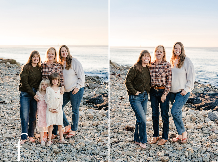 RAT Beach Extended Family Portraits | Lacey Family 