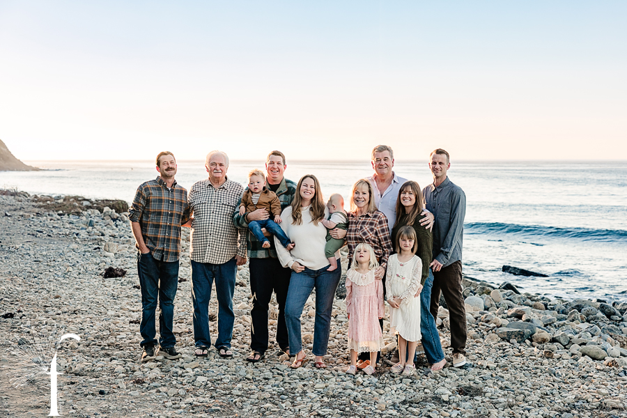 RAT Beach Extended Family Portraits | Lacey Family 