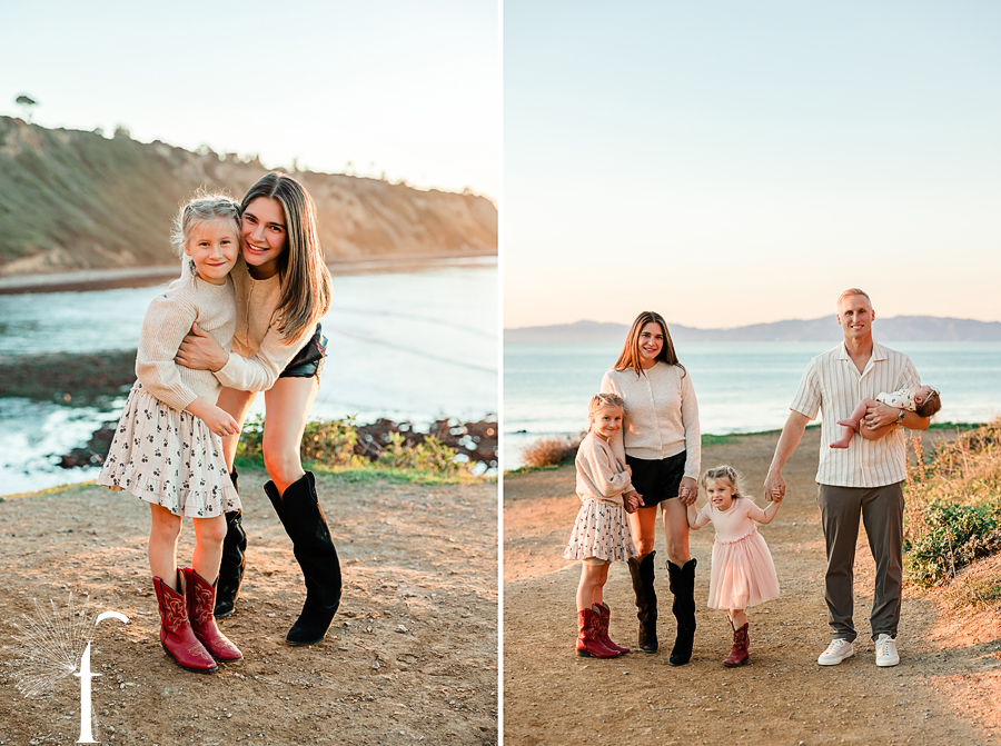 Palos Verdes Bluff Cove Family Portraits | Till Family 