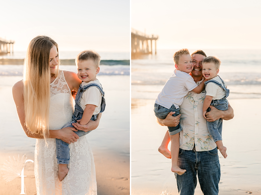 Hermosa Beach Pier Family Portraits | Bergstresser Family 