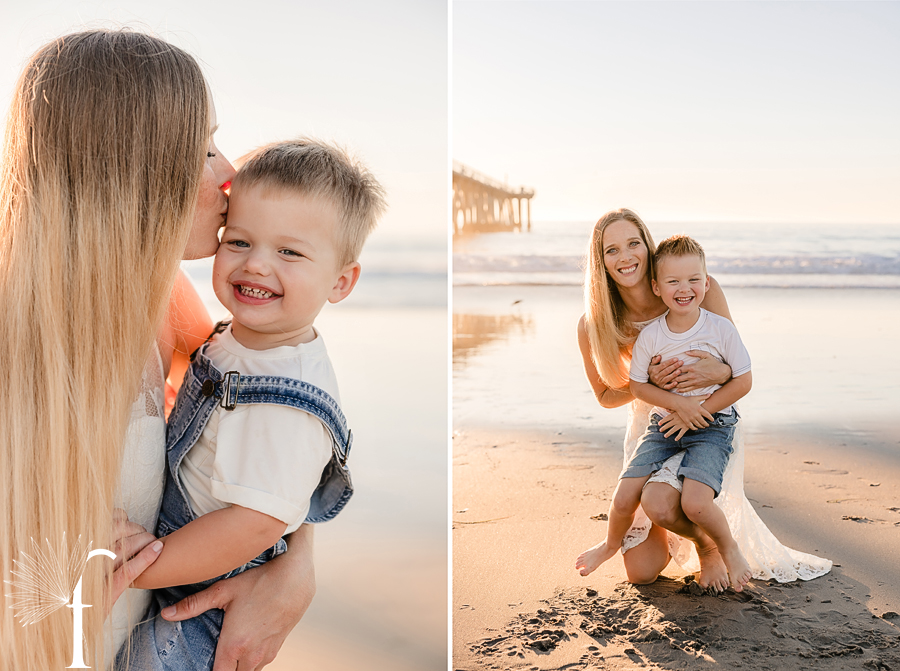 Hermosa Beach Pier Family Portraits | Bergstresser Family 