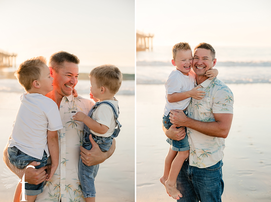 Hermosa Beach Pier Family Portraits | Bergstresser Family 