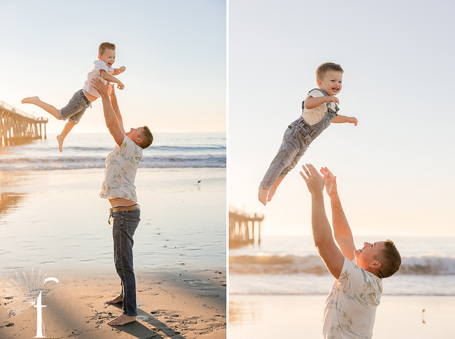 Hermosa Beach Pier Family Portraits | Bergstresser Family 