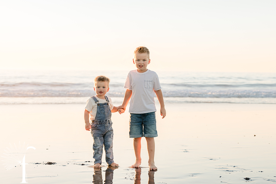 Hermosa Beach Pier Family Portraits | Bergstresser Family 