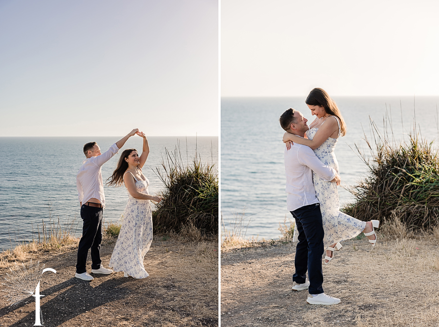 Lunada Day Cliff Engagement | Lindsay & Jason 